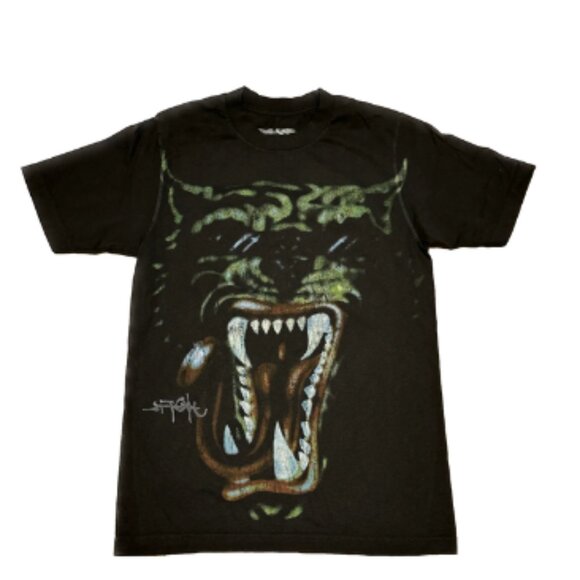 Travis Scott Green Hyena Tour Tee Black Size S/XL/XXL  Travis Scott Merch - Picture 1 of 2